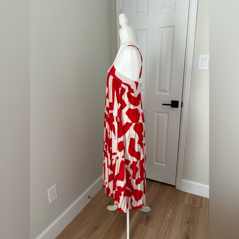 Abel the Label x Anthropologie abstract print maxi dress. - Picture 5 of 7